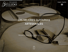 Tablet Screenshot of guitarreriabellido.com